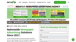 Top Newspaper Advertising Agency in India–Book Your Ad Online