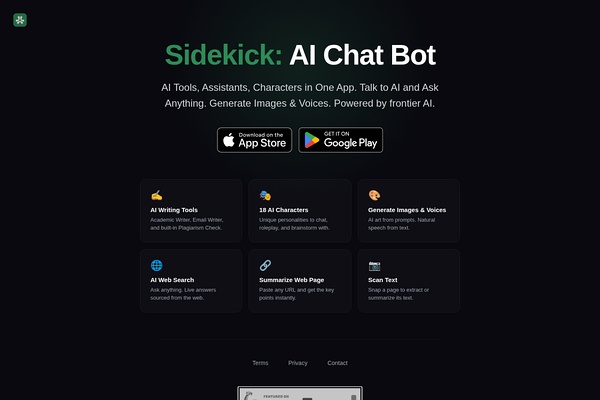 Sidekick interface